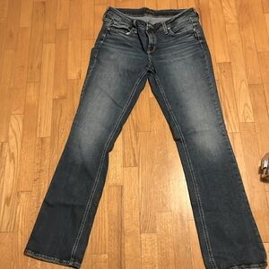 Silver Elyse Slim Boot Cut
